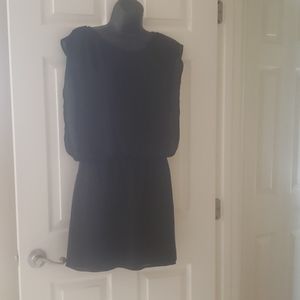 Dress with black outer see through netting size sm